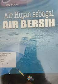 Image of Air Hujan Sebagai Air Bersih